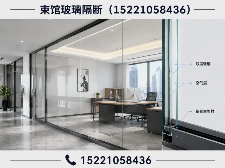 奉贤区办公玻璃隔断展示图